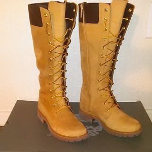 Timberland Women's 14" Inch Premium Waterproof Boots Size: 9